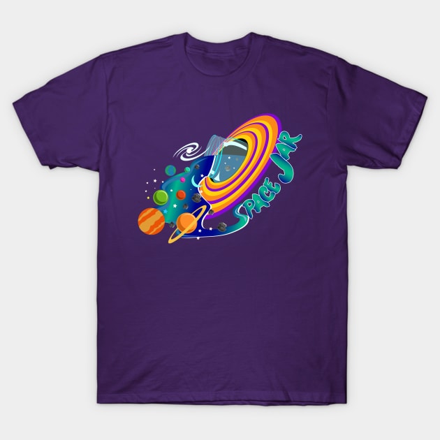 Space Jar T-Shirt by yuyunM